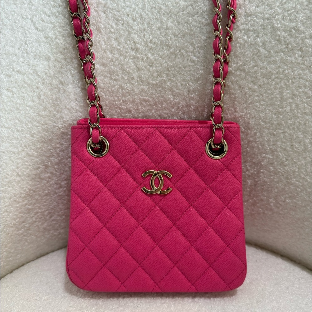 CHANEL Pink Crossbody Bag - Picture 5 of 16